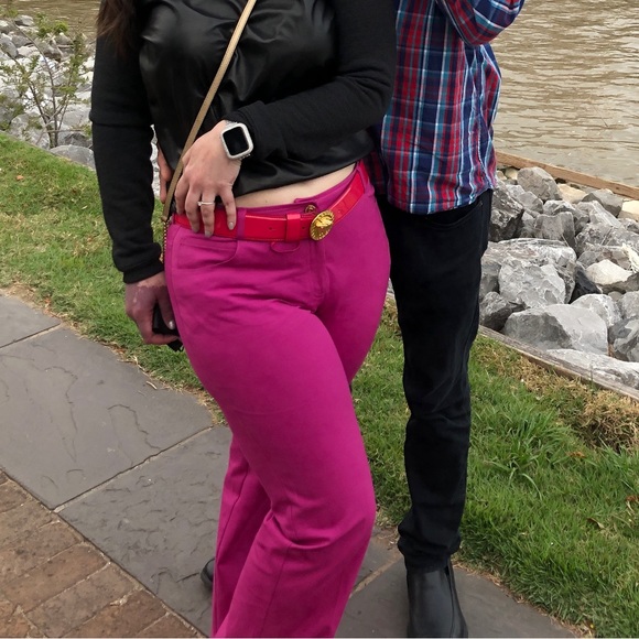 Size 10 St. John Pants LIKE NEW perfect condition GORGEOUS PINK - Picture 2 of 5